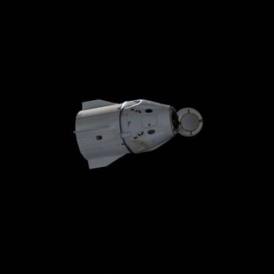 The SpaceX Dragon  departs the International Space Station