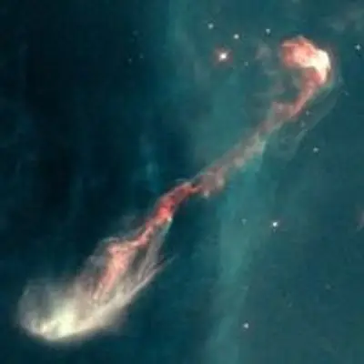 Three-Trillion-Mile-Long Jet From a Wobbly Star (HH-47)