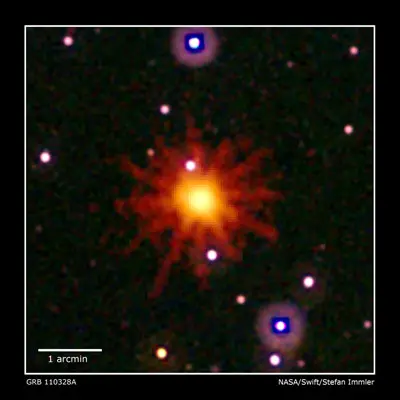 Swift Images of GRB 110328A