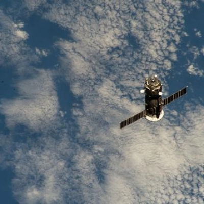 The Roscosmos Progress 89 cargo craft departs the International Space Station