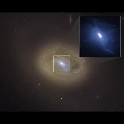 Black Hole Pair Embedded in Middle of Active Galaxy MCG-03-34-064