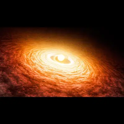 Early Stages of the FU Orionis Outburst (Artist's Concept)