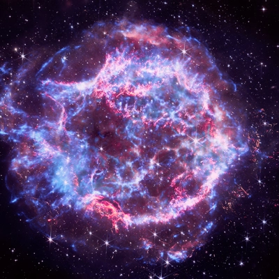 Cassiopeia A - A supernova remnant located about 11,000 light-years from Earth.