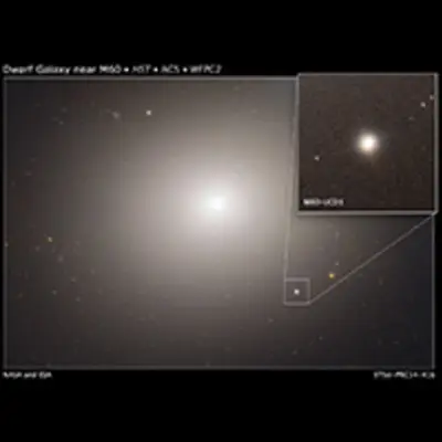 Dwarf Galaxy Near M60