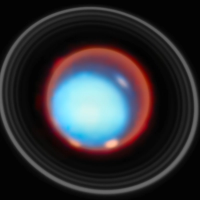 Webb maps the mysterious upper atmosphere of Uranus