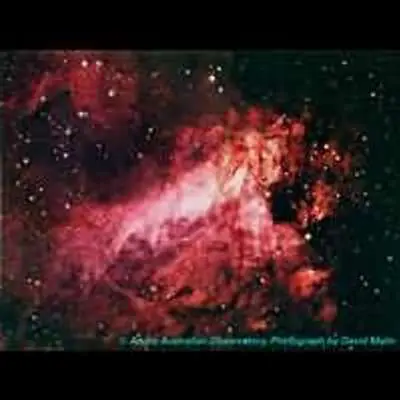 The Omega Nebula, M17 with Outline of ACS Image