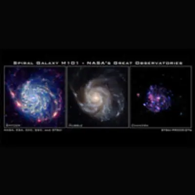 Spiral Galaxy M101 – NASA's Great Observatories