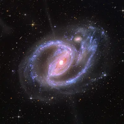NGC 1097 - A collection of galaxies from NASA's Chandra & Swift.