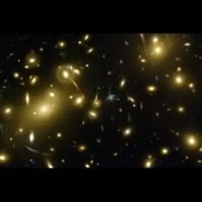 Galaxy Cluster Abell 2218's "Gravitational Lens"