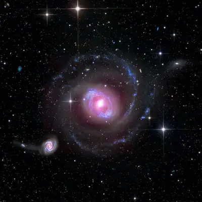 NGC 4151 - A collection of galaxies from NASA's Chandra & Swift.