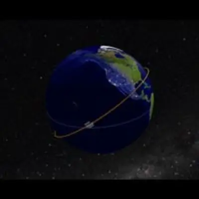 Hubble's Location at 100,000th Orbit Milestone (Artist's Illustration)