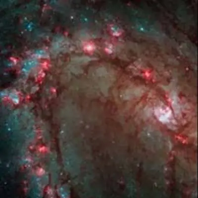 Hubble Wide Field Camera 3 Image Details Star Birth in Galaxy M83
