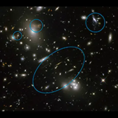 Abell 68 (Annotated)