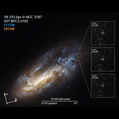 Compass Image of SN 2013ge in NGC 3287