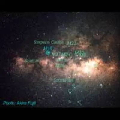 Location of M16 on the Sky