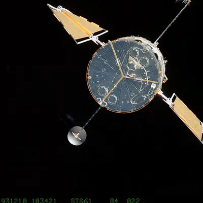 Hubble at the Close of Servicing Mission 1 (1993)