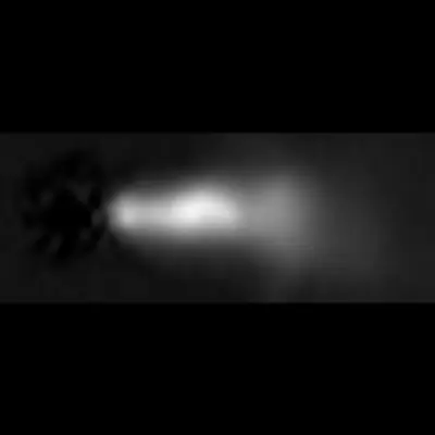 HST Close-Up Image of 3C 264 Jet (2014)