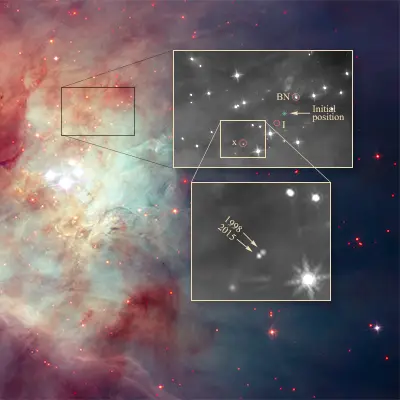 Wayward Newborn Stars Fleeing from Their Birthplace