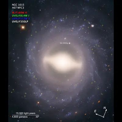 Compass Image for NGC 1015