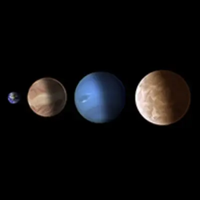 Planet Comparison Graphic (Illustration)