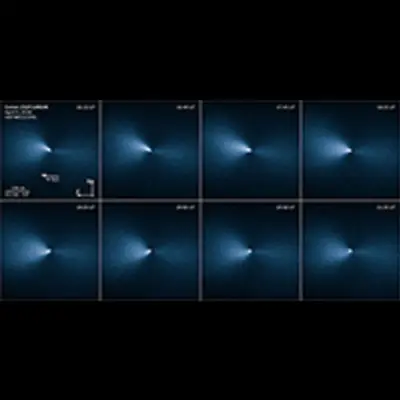 Compass and Scale Image of Comet 252P/LINEAR