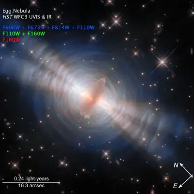 Egg Nebula Compass