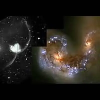 Stellar Fireworks Accompany Antennae Galaxy Collision