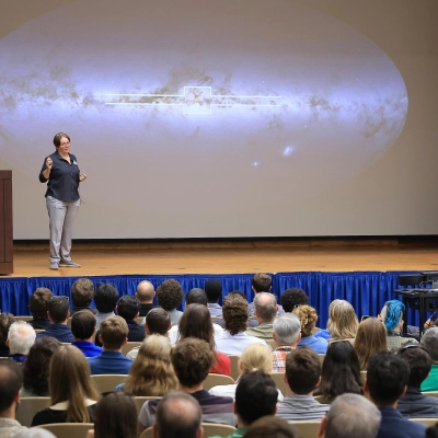 Dr. Julie McEnery, Senior Project Scientist for NASA's Nancy Gr