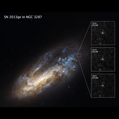 SN 2013ge in NGC 3287