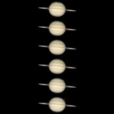 Photo Sequence of Saturn: February 24, 2009