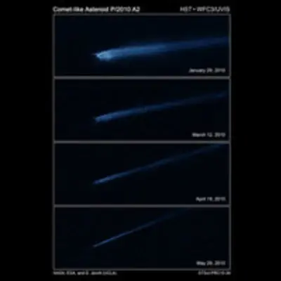 Hubble Captures Aftermath of Asteroid Collision