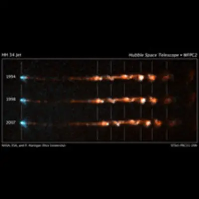 Close-up Views of a Stellar Jet