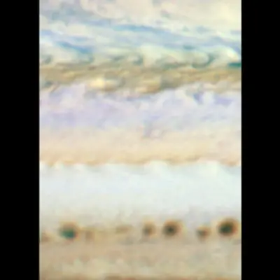 HST WFC3 Jupiter Image (June 7, 2010) - Detail