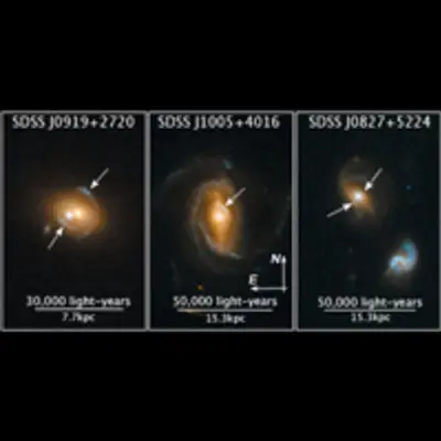 Compass and Scale Image of Quasar Lenses