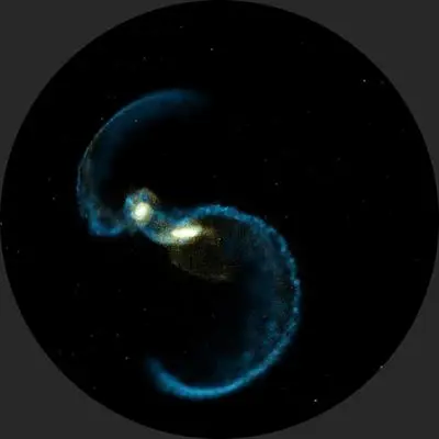 Sample Frame from Planetarium Dome Scientific Visualization