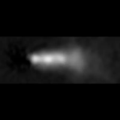 HST Close-Up Image of 3C 264 Jet (2002)