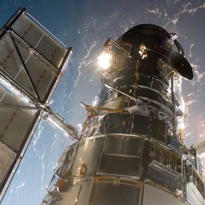 Hubble Space Telescope in Orbit