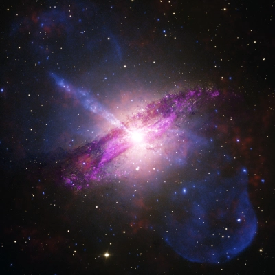 Centaurus A - Galaxy gallery: Sixteen galaxies including spirals, ellipticals, and irregulars.