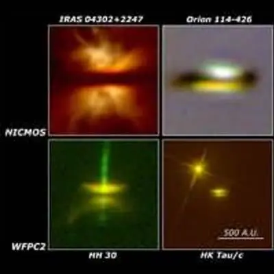 Four Young Stars With Nearly Edge-on Disks
