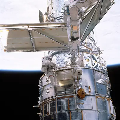 Replacement of Hubble's Solar Array (2002)