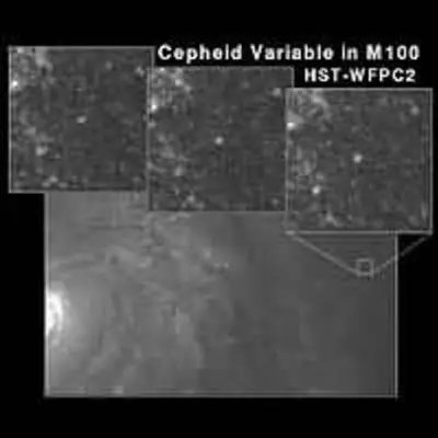 Cepheid Variable Star in Galaxy M100