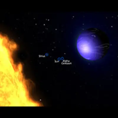 Artist's View of Extrasolar Planet HD 189733b (Annotated)