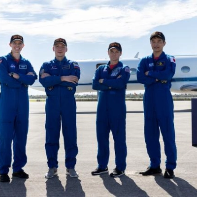 NASA's SpaceX Crew-10 Arrival at Kennedy Space Center