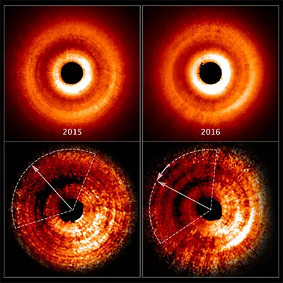 Shadow on TW Hydrae's Disk