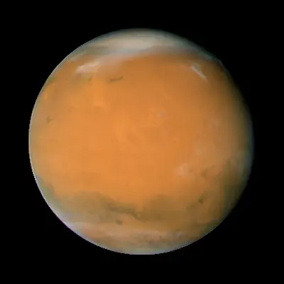 Image: Mars on Dec. 3, 2007; longitude ~225 degrees