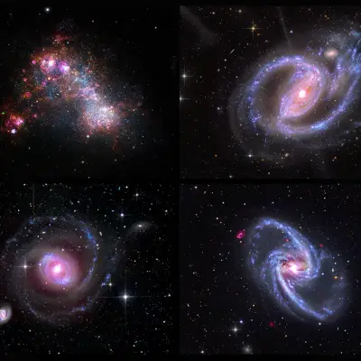 Chandra & Swift - A collection of galaxies from NASA's Chandra & Swift.
