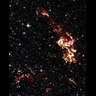 Close-Up Visible Light Image of Kepler's Supernova Remnant