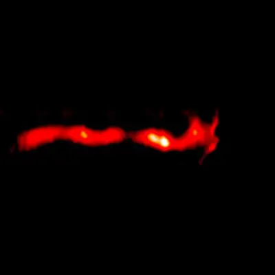 AU Microscopii Debris Disk (2010 Hubble/STIS)