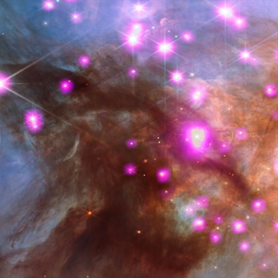 Flame Nebula (NGC 2024) (Chandra + Webb)