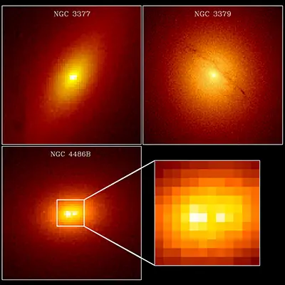 Massive Black Holes in Galaxies NGC 3377, NGC 3379 and NGC 4486b